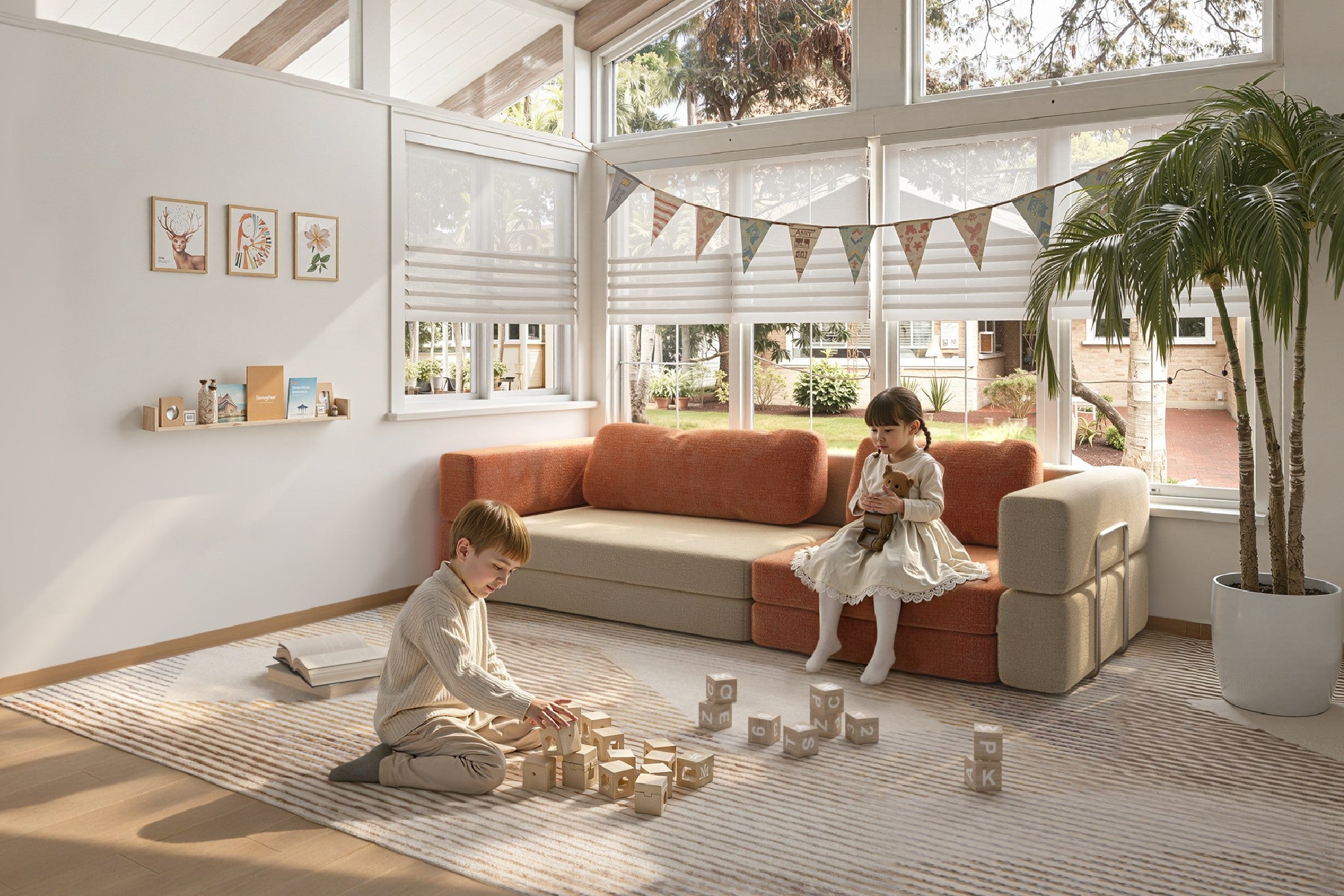 CushyLand Modular Kids Play Sofa