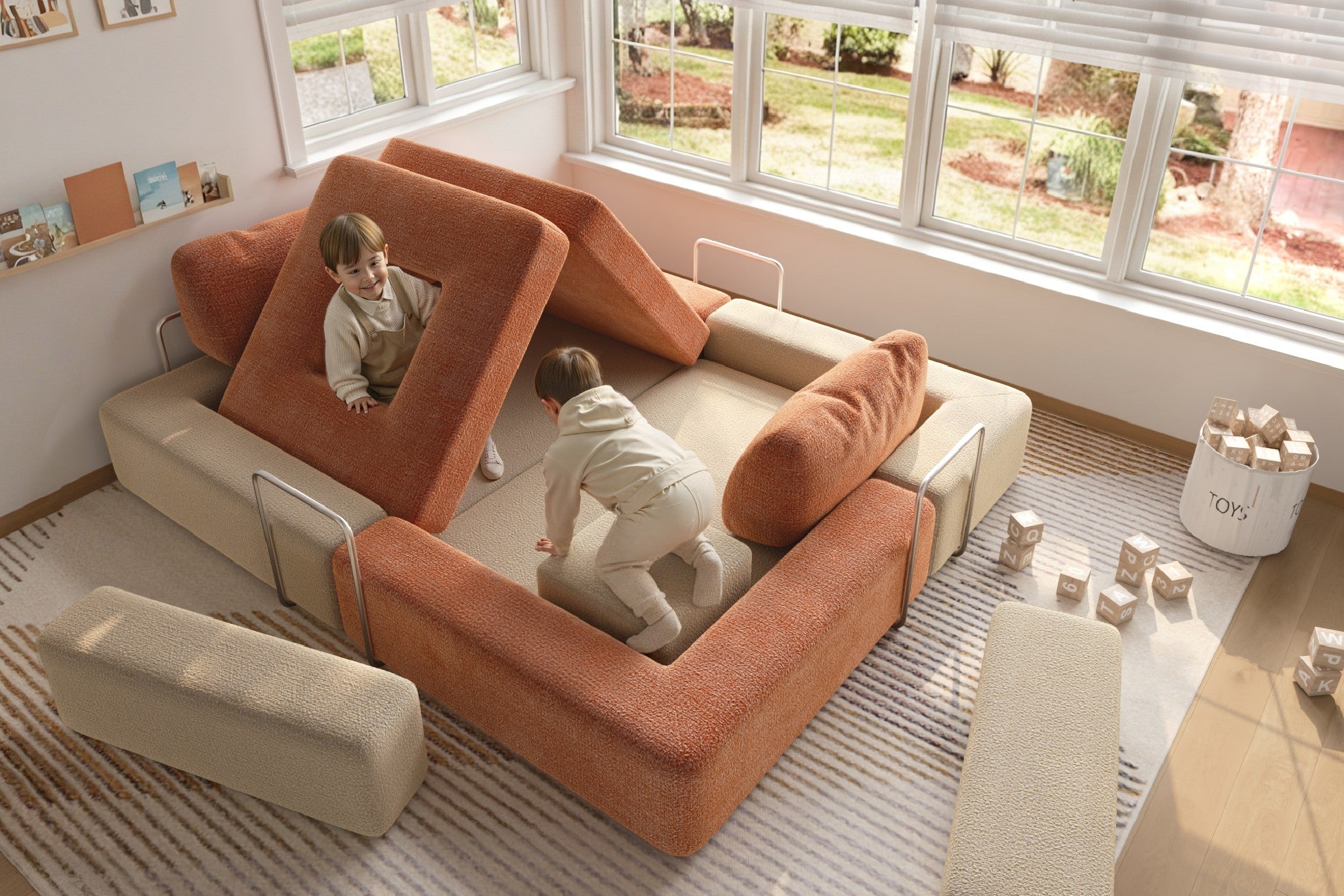 CushyLand Modular Kids Play Sofa