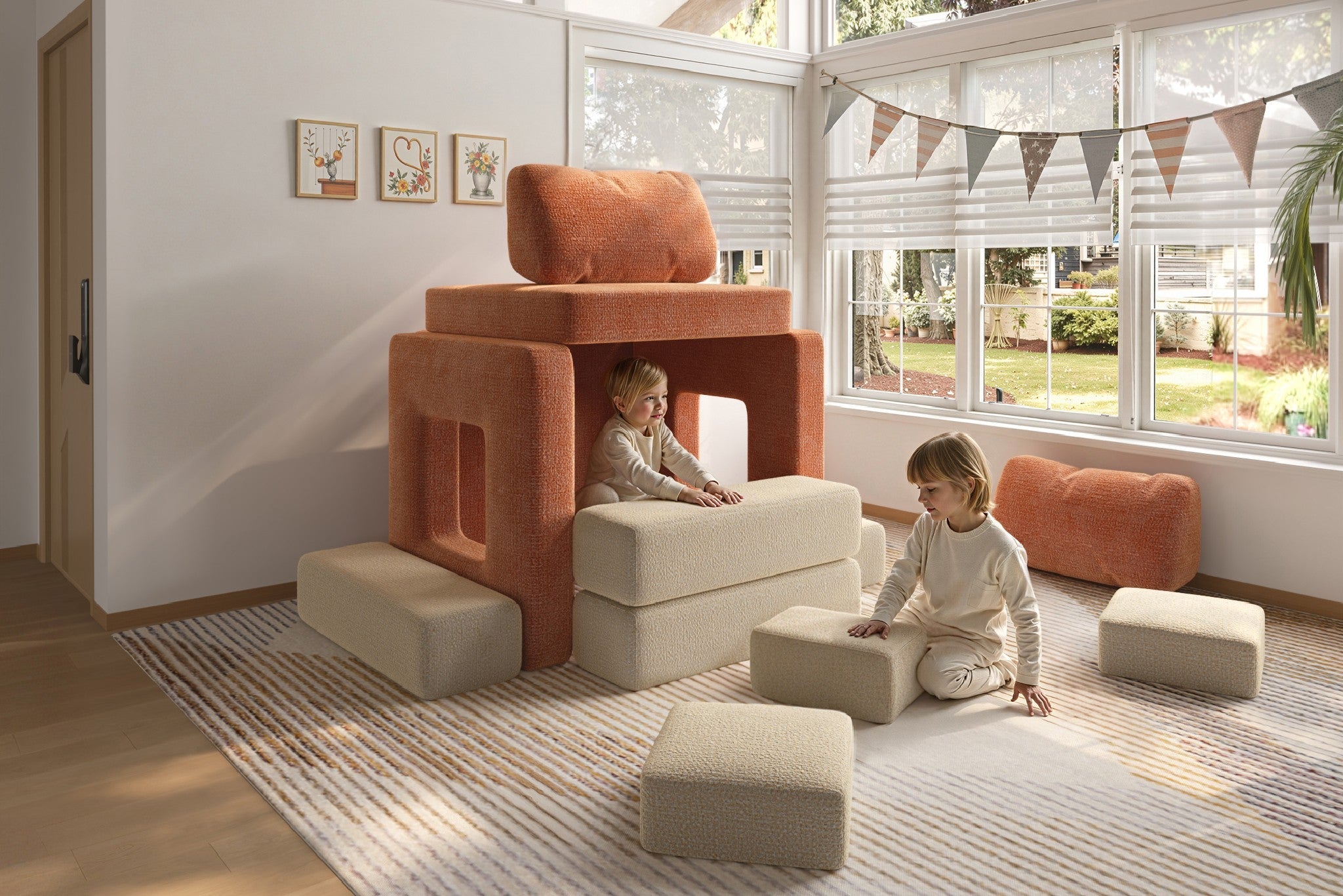 CushyLand Modular Kids Play Sofa