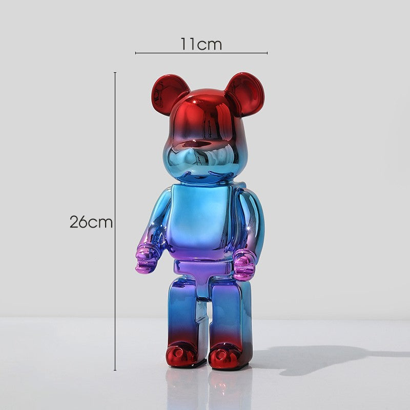 Luxury Electroplated Balloon Bear Decor for Home