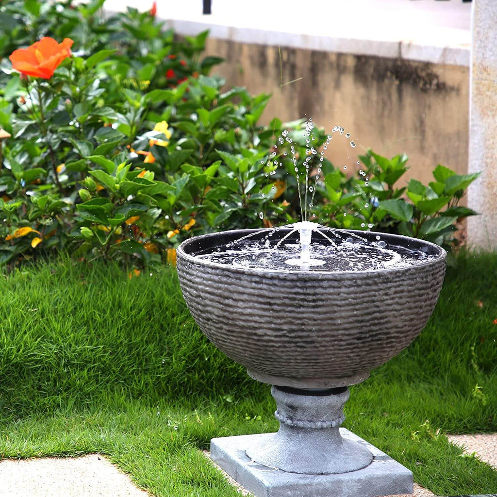 Solar-Powered LED Fountain — Eco-Friendly Outdoor Water Feature