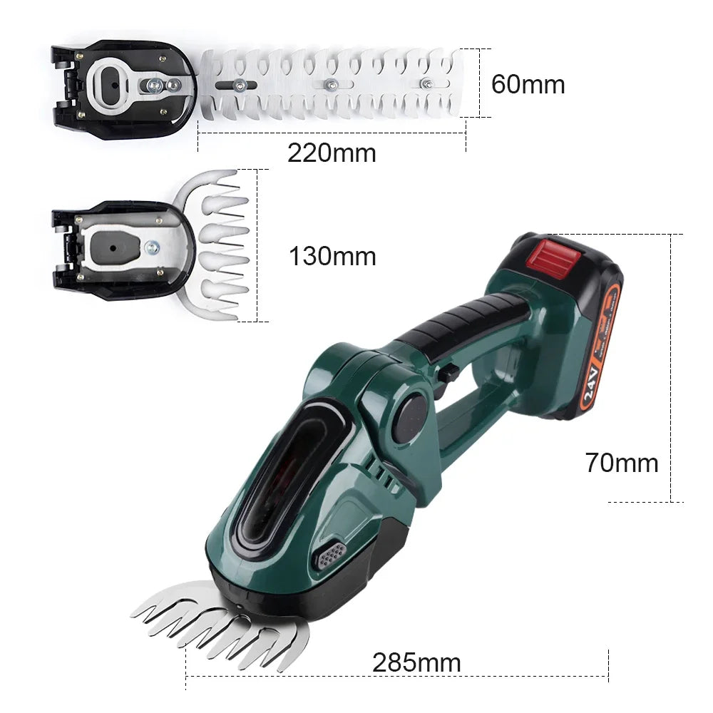 Cordless Hedge Trimmer – Lightweight, Powerful Battery-Powered Tool for Effortless Hedge Care