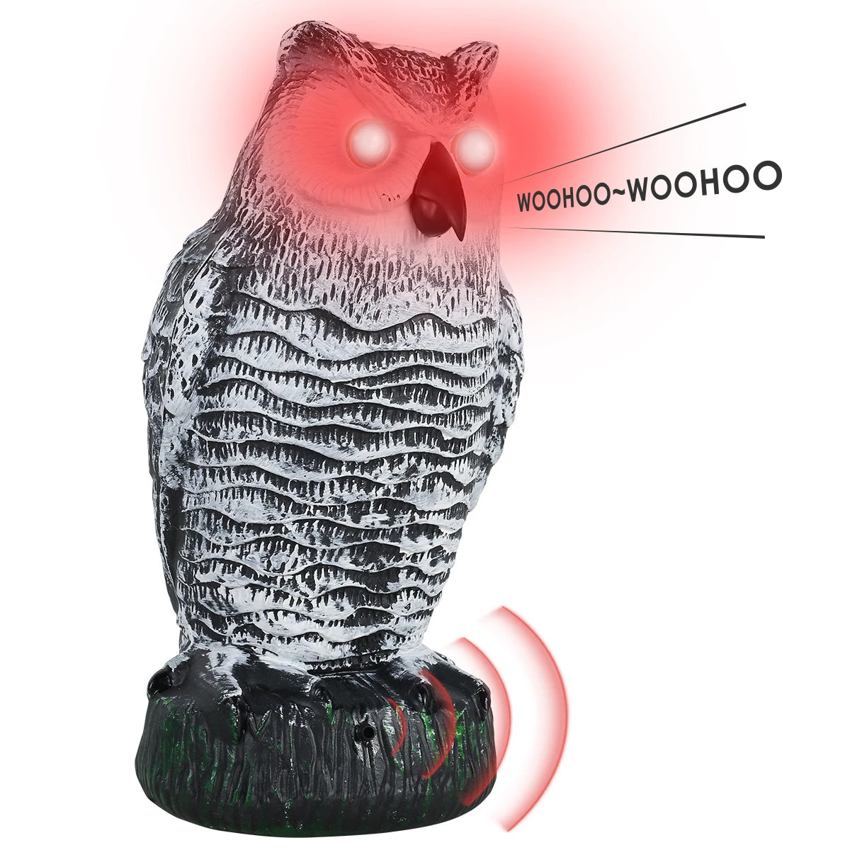 Lifelike Owl Decoy for Bird Deterrence