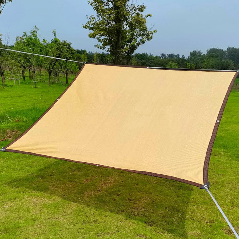 Breathable Outdoor Mesh Patio Sun Shade Sail Canopy
