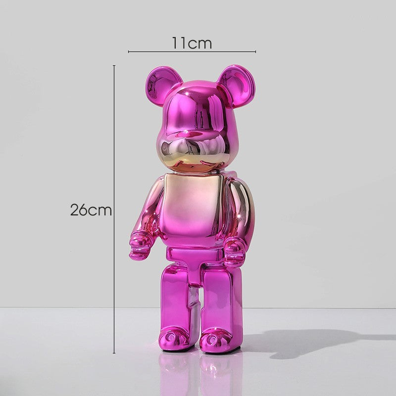Luxury Electroplated Balloon Bear Decor for Home