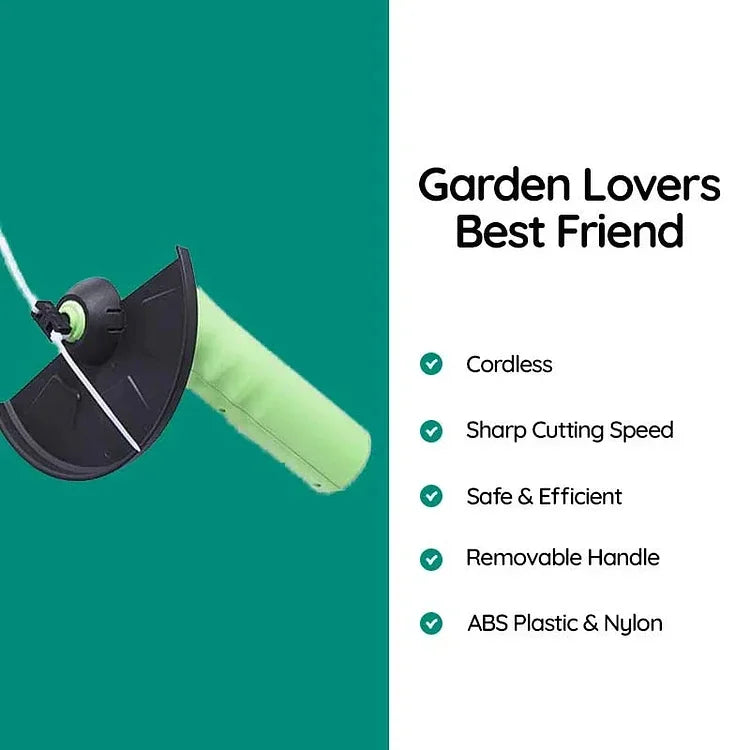 Weed Wacker Cordless Mini Weed Trimmer — Lightweight, Portable Edger for Quick Lawn Cleanups