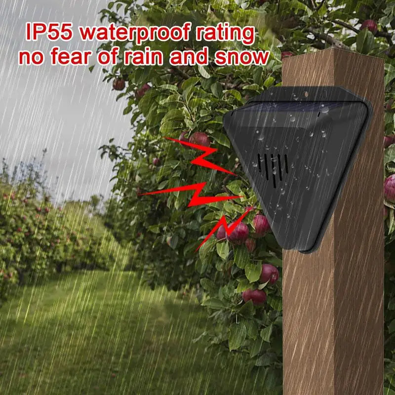 Solar-Powered Outdoor Bird Deterrent – Humane, Weatherproof Repeller for Gardens and Yards
