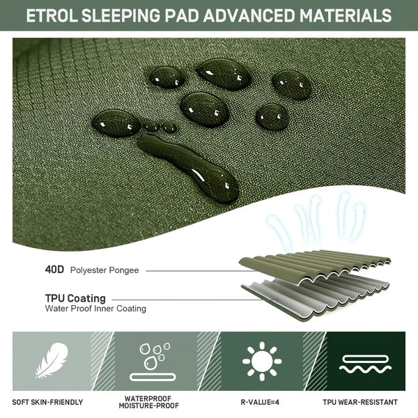 Comfortable Camping Inflatable Mattress — Ultra-Portable Air Bed for Outdoor Adventures
