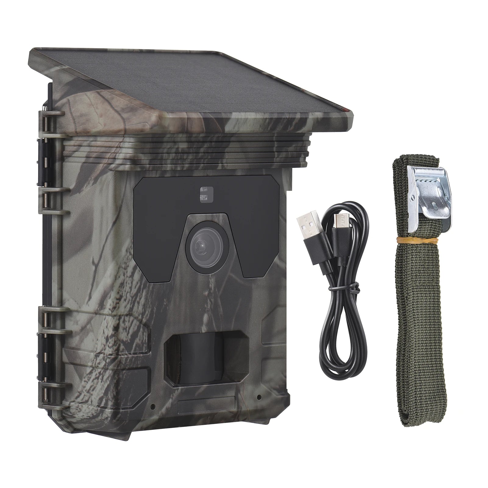 Solar-Powered Night-Vision Trail Camera for Day and Night Wildlife Monitoring