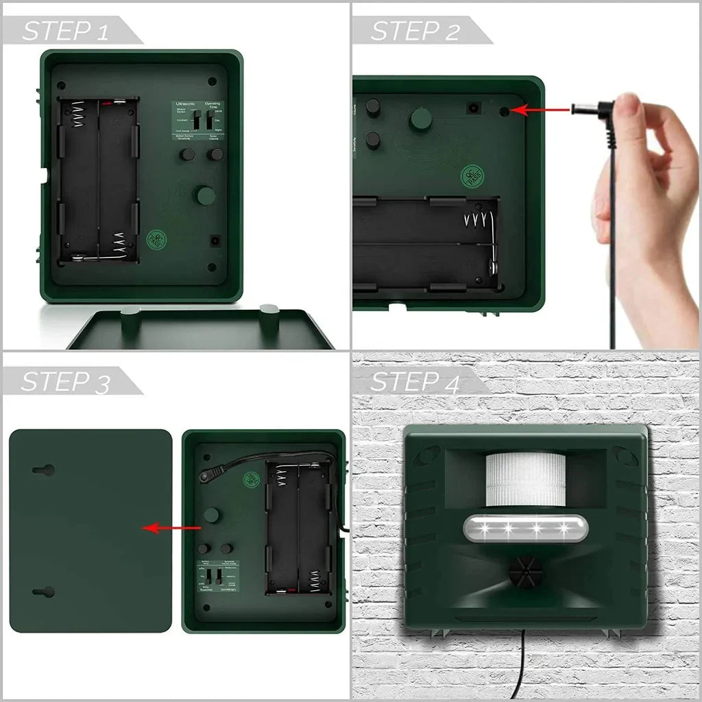 Woodpecker Ultrasonic Bird Repeller – Effective Woodpecker Deterrent for Gardens and Outdoor Spaces
