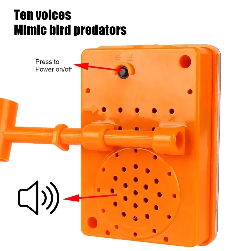 360-Degree Reflective Solar-Powered Bird Deterrent