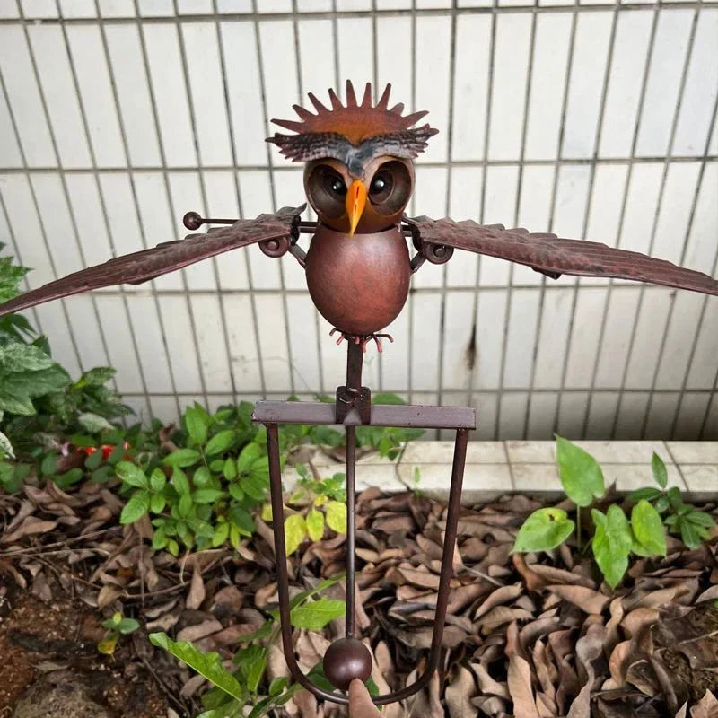 Bird-Inspired Garden Art for Patio Decor