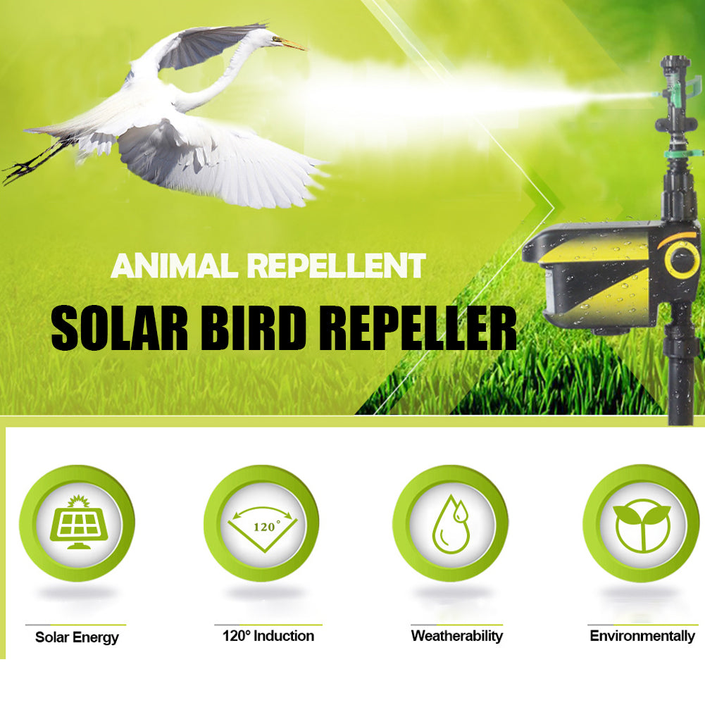 Solar-Powered Motion-Activated Deer Deterrent Sprinkler – Protect Your Garden