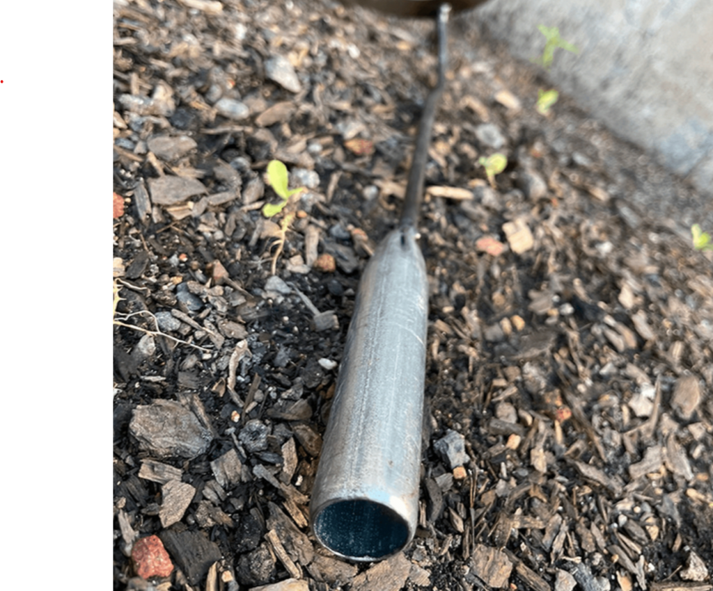 All-Steel Hollow Hoe for Gardening