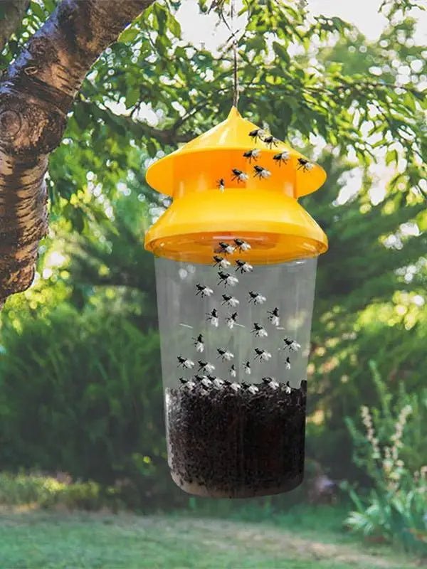 Reusable Outdoor Hanging Fly Trap – Durable and Easy-to-Use Fly Catcher