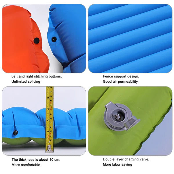 Comfortable Camping Inflatable Mattress — Ultra-Portable Air Bed for Outdoor Adventures
