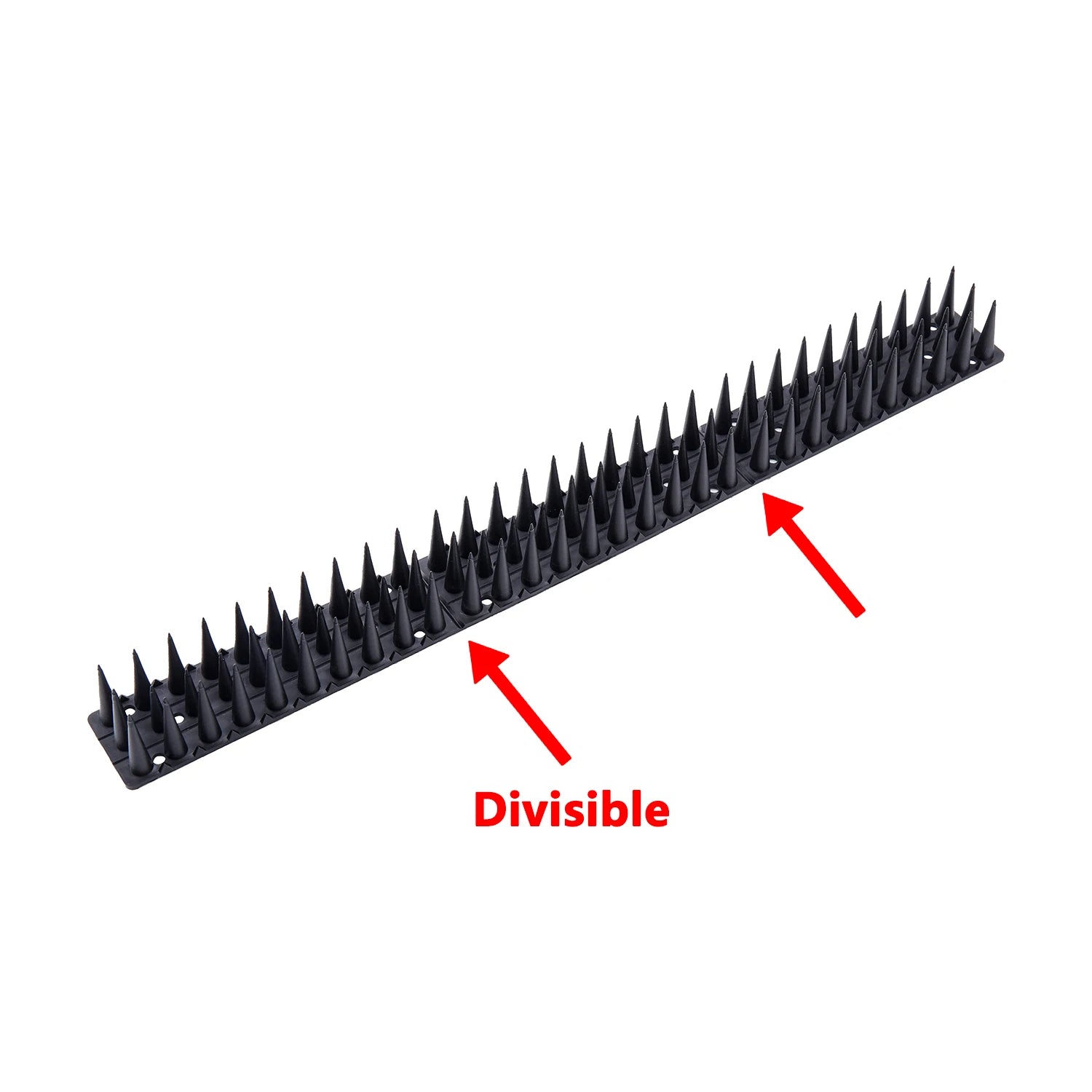 Plastic Bird Repeller Spikes - Durable Deterrent for Roofs, Patios, and Gutters