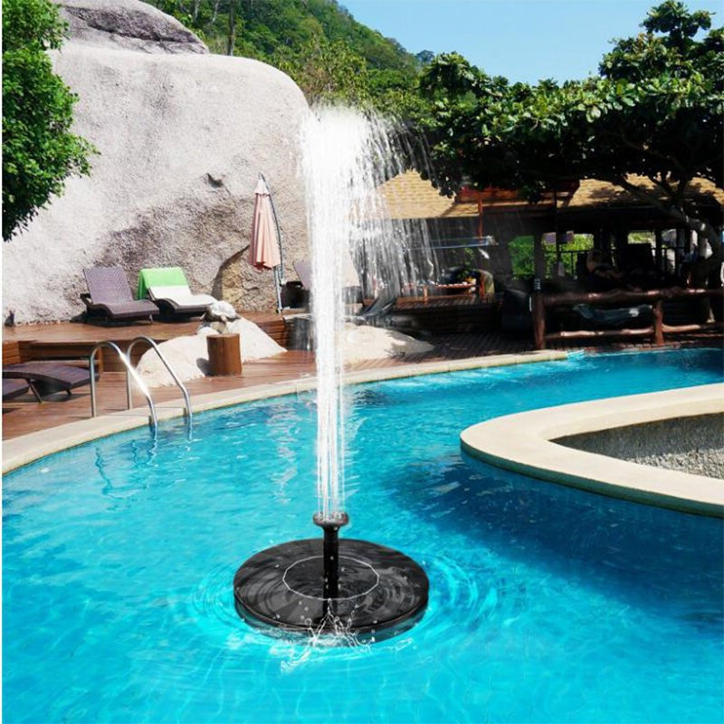 Solar Floating Fountain Pump - Outdoor Water Feature for Garden Decor