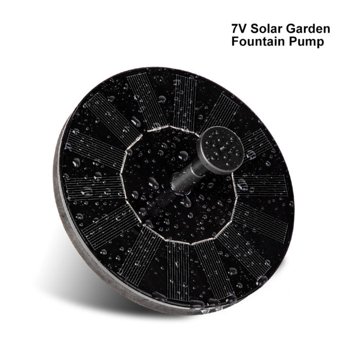 Solar Floating Fountain Pump - Outdoor Water Feature for Garden Decor