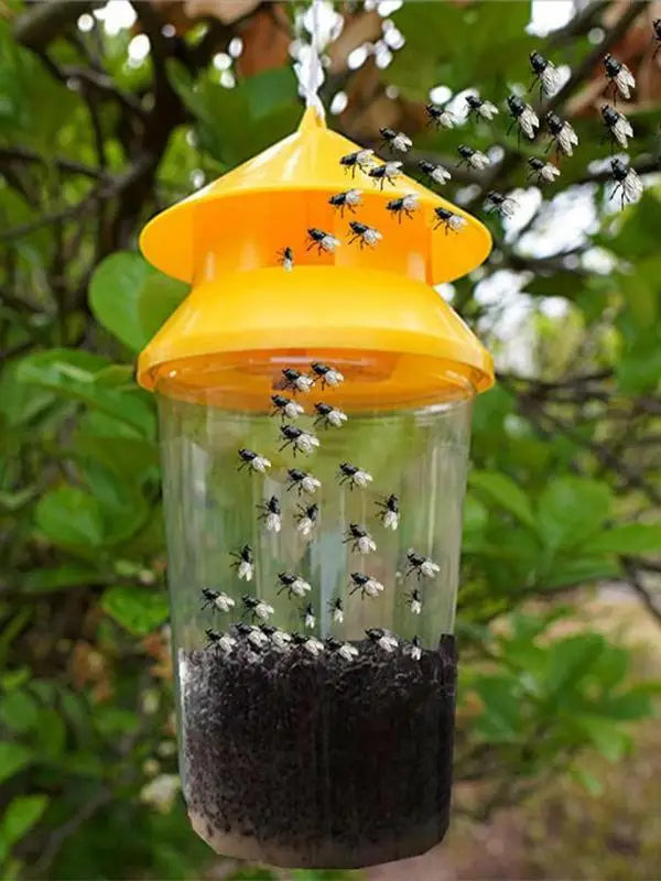 Reusable Outdoor Hanging Fly Trap – Durable and Easy-to-Use Fly Catcher