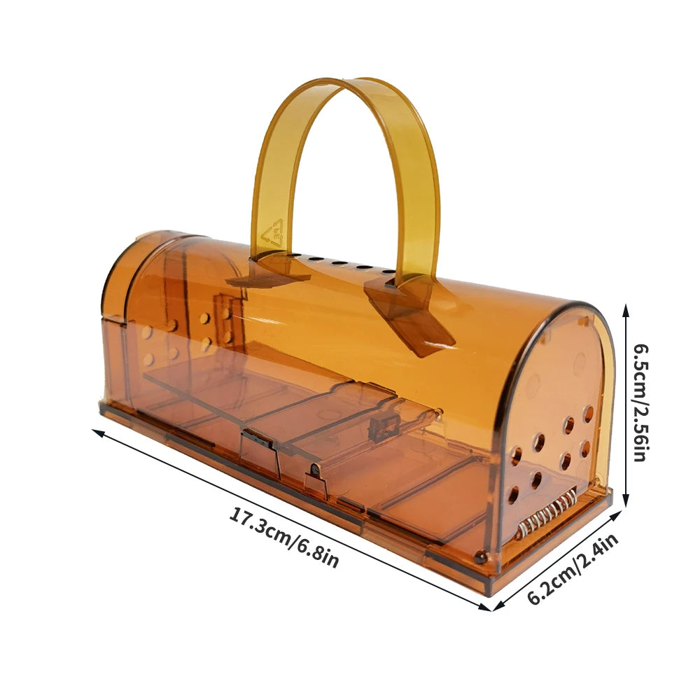Humane Reusable Pedal-Activated Mouse Trap