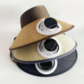 Wide-Brim Sun Hat with Integrated Solar-Powered Fan for All-Day Cooling