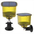 Solar-Powered Bird Repeller with Sound and Light