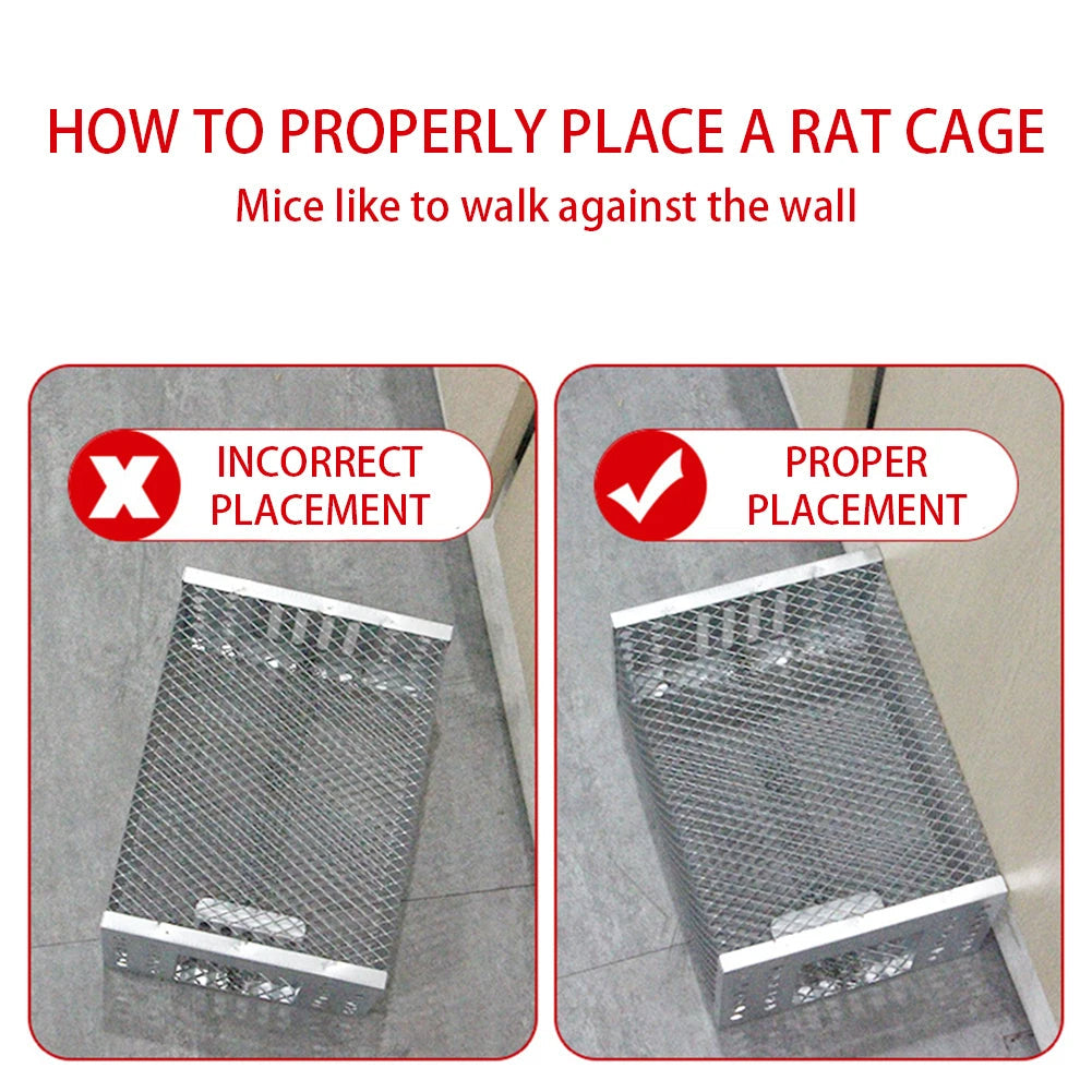 Sliding Door Reusable Mouse Trap Cage – Durable, Easy-Release Design