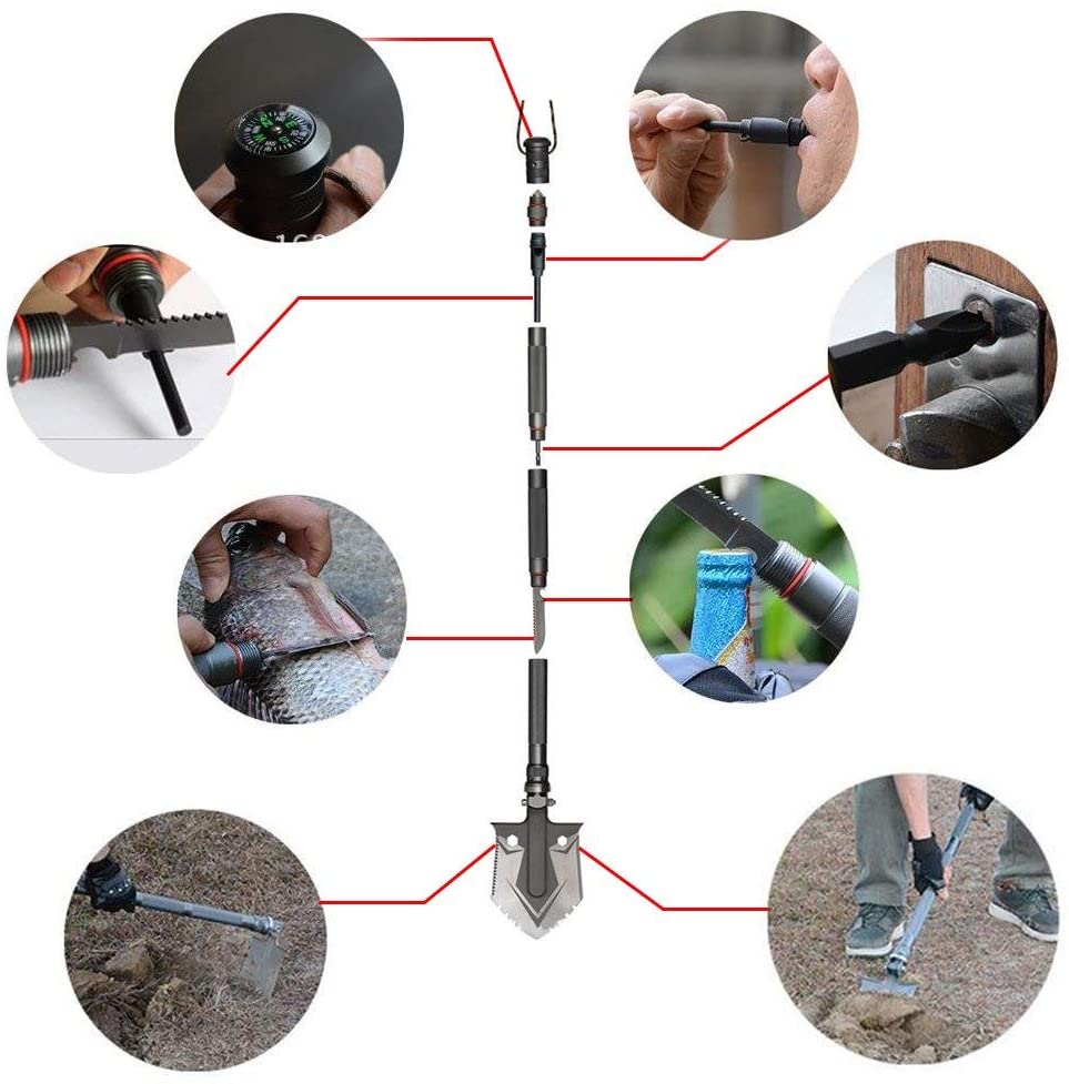 Unbreakable All-in-One Survival Shovel