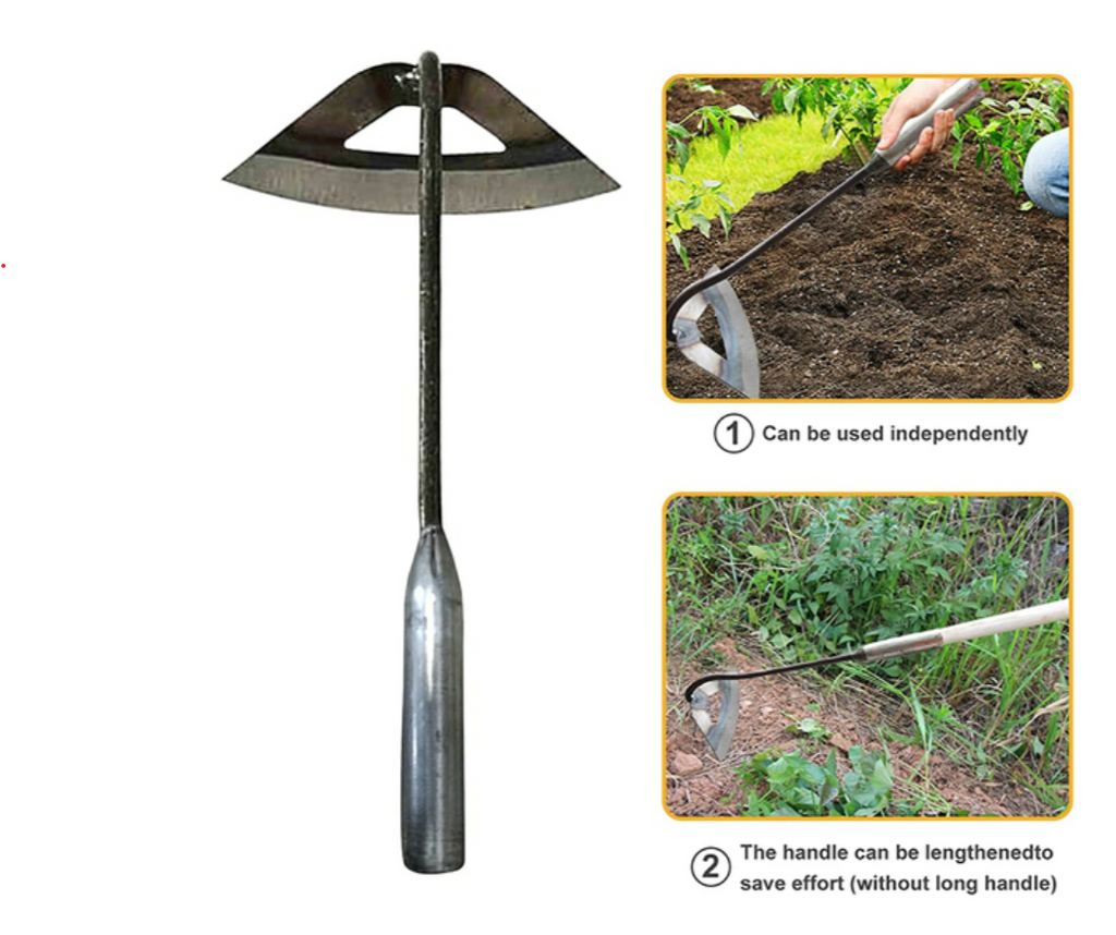 All-Steel Hollow Hoe for Gardening