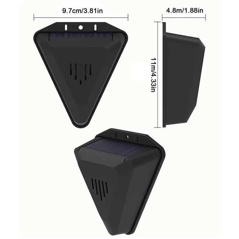 Solar-Powered Outdoor Bird Deterrent – Humane, Weatherproof Repeller for Gardens and Yards