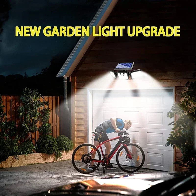 Outdoor Solar-Powered Motion Sensor Light