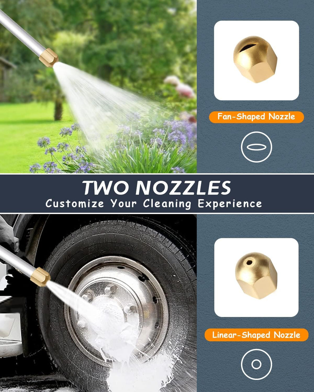 Premium High-Pressure Washer Spray Nozzle for Car Wash and Water Hose