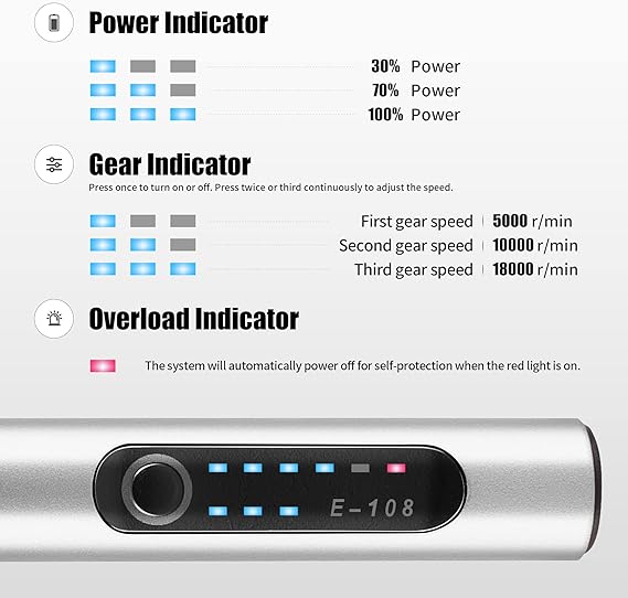 Cordless Engraving Pen - Wireless, Portable Precision Engraver for DIY Projects