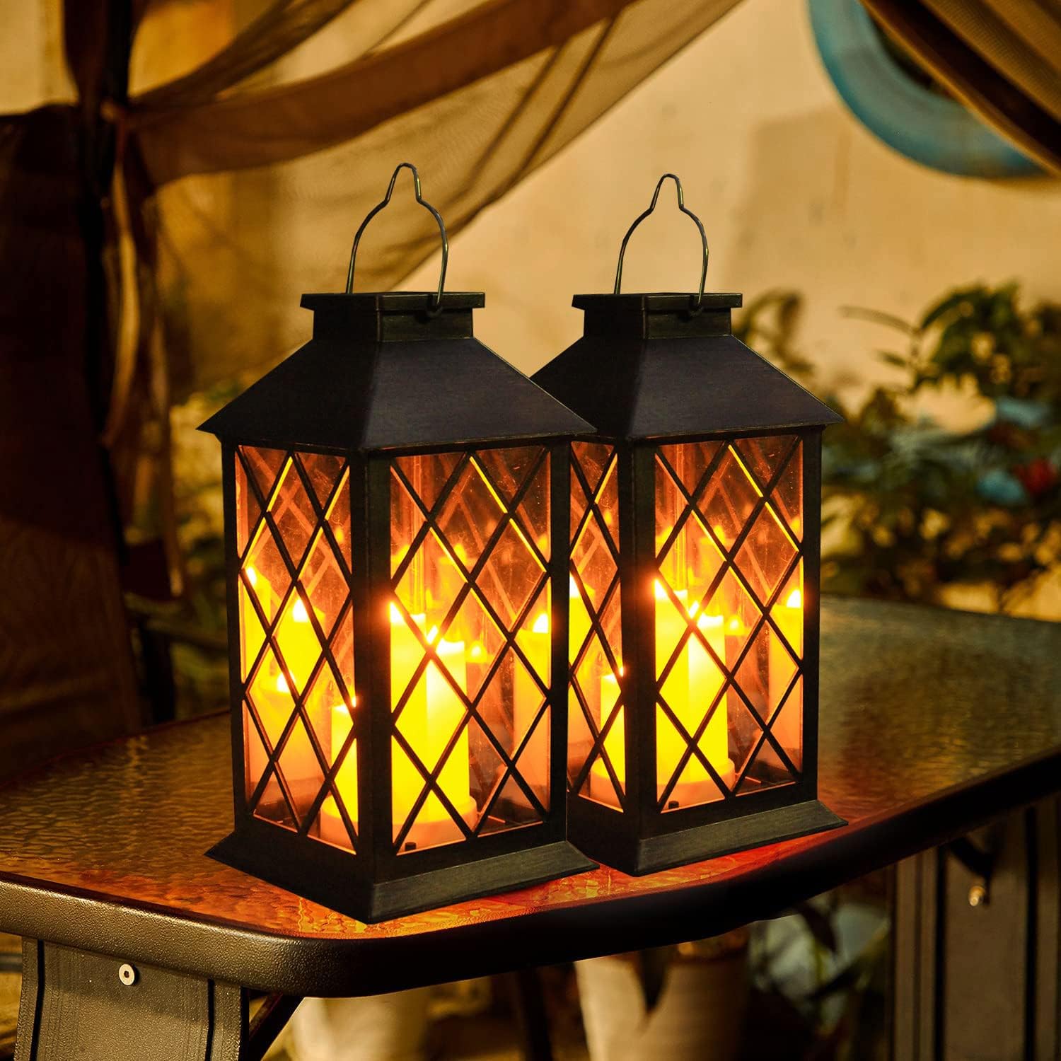 All-Weather Outdoor Garden Hanging Lantern
