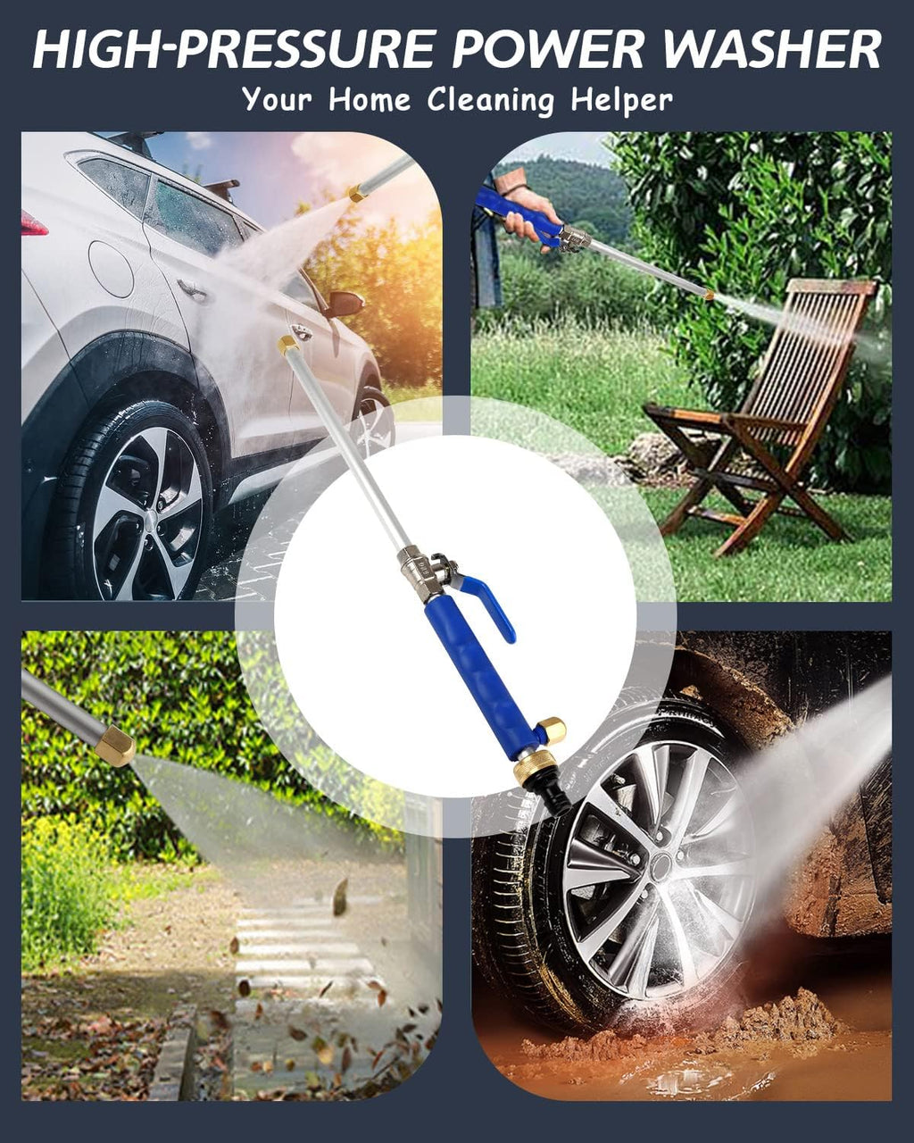 Premium High-Pressure Washer Spray Nozzle for Car Wash and Water Hose