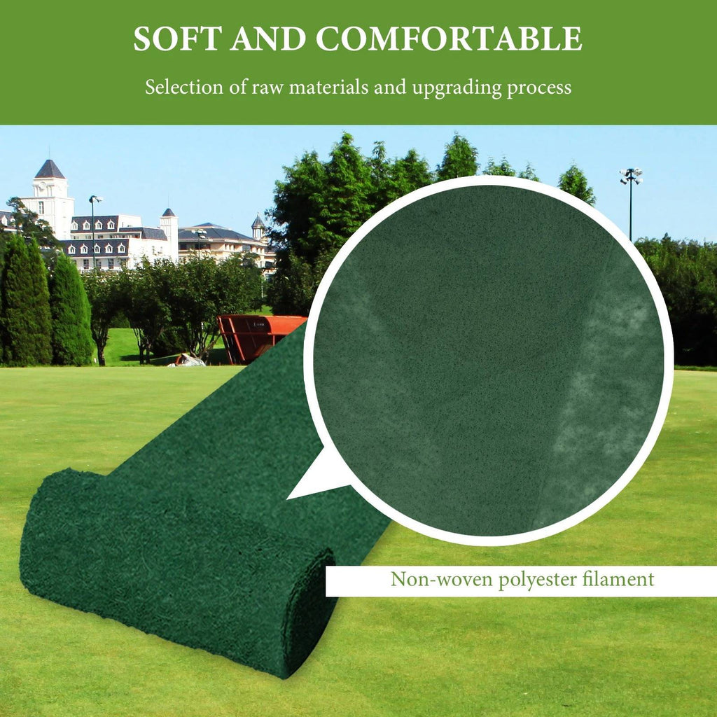 Fast-Acting Green Grass Seed Mat for Quick Lawn Repair