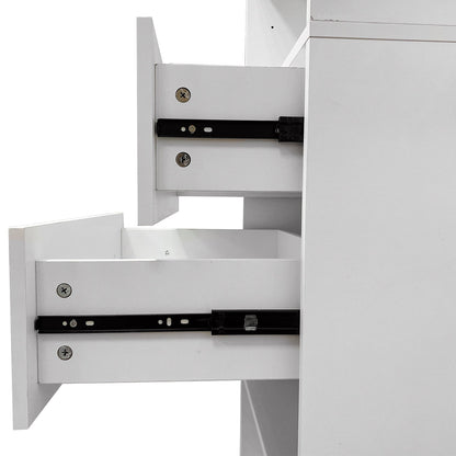 B3 DIY Modular Wooden Closet Organizer System with 2 Hanging Rods Shelves Wall Mount Shelving for Walk in Closet Bedroom and living room Organization Built in Clothes Storage White 31.49&