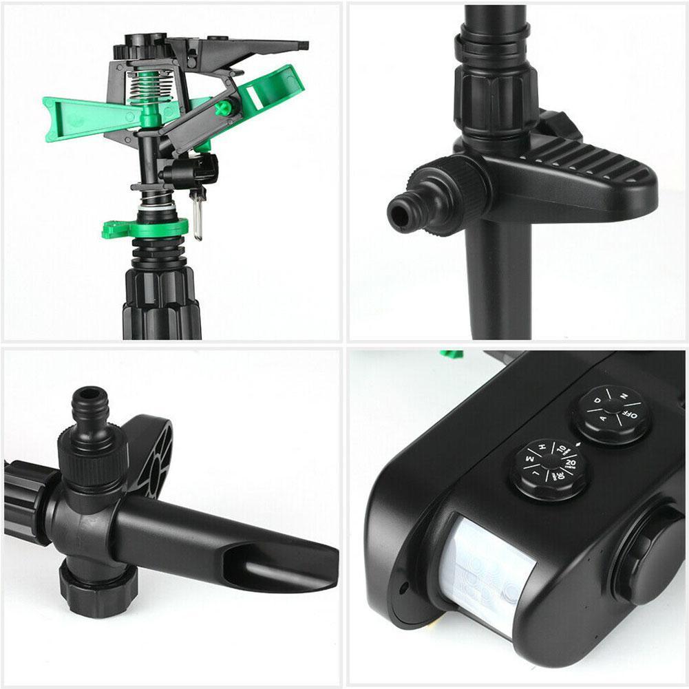 Solar-Powered Motion-Activated Deer Deterrent Sprinkler – Protect Your Garden