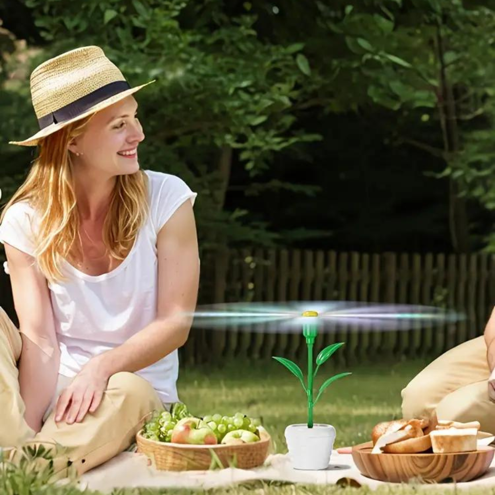 Tabletop Fly Repellent Fan – Outdoor Pest Deterrent for a Bug-Free Space