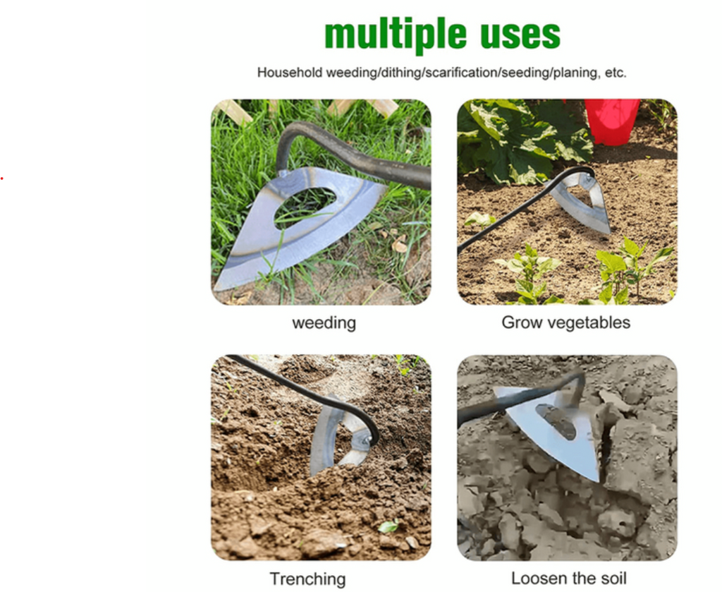 All-Steel Hollow Hoe for Gardening