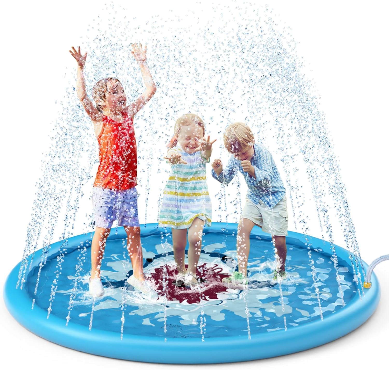 Kids' Splash Pad Sprinkler - Colorful Outdoor Water Play for Backyard Fun