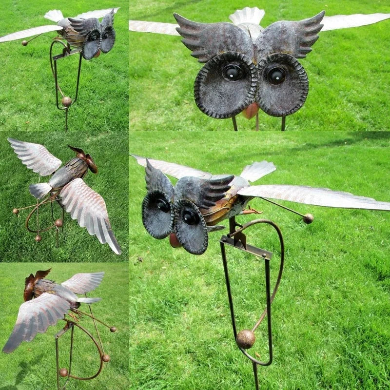 Bird-Inspired Garden Art for Patio Decor