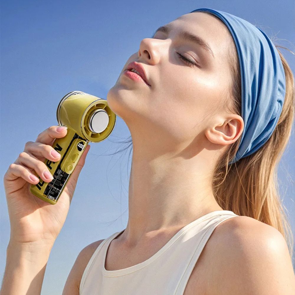Rechargeable Handheld Fan – Compact, Cordless Personal Cooling On The Go
