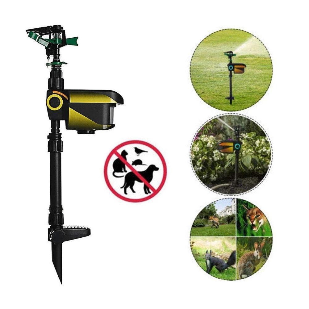 Solar-Powered Motion-Activated Deer Deterrent Sprinkler – Protect Your Garden