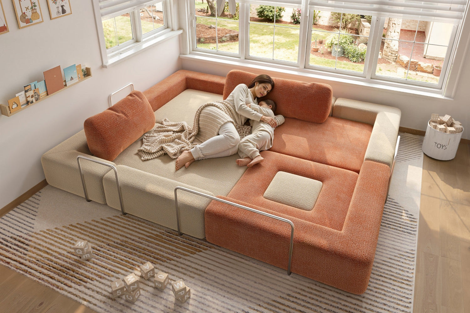 CushyLand Modular Kids Play Sofa
