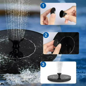 Stunning Solar-Powered Water Fountain for Your Garden