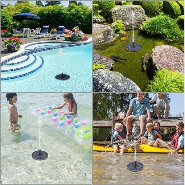 Stunning Solar-Powered Water Fountain for Your Garden