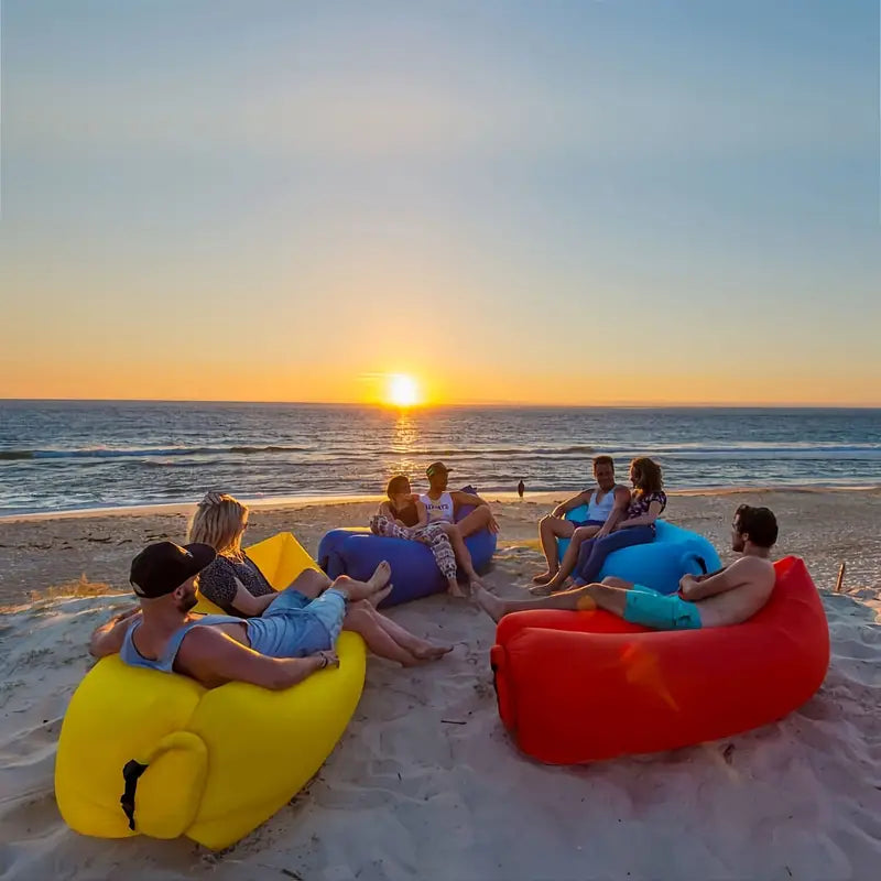 Outdoor Air Lounger – Portable, Cozy Air Mattress for Comfortable Outdoor Adventures