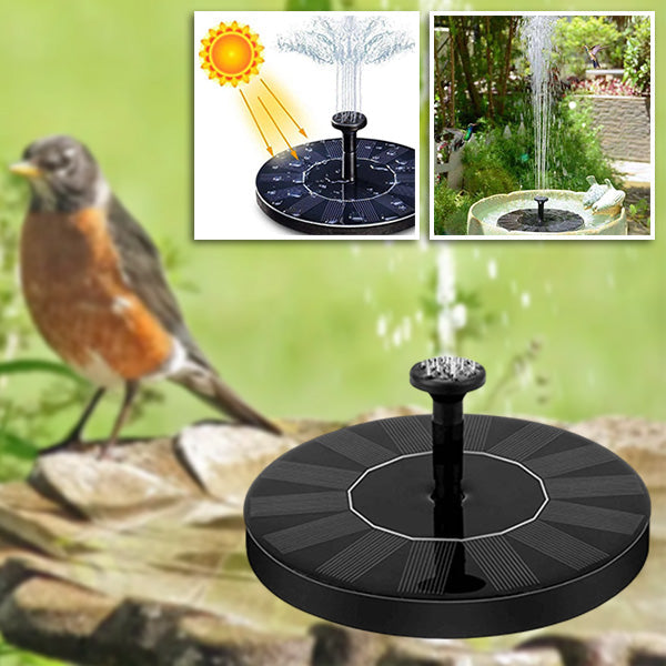 Stunning Solar-Powered Water Fountain for Your Garden